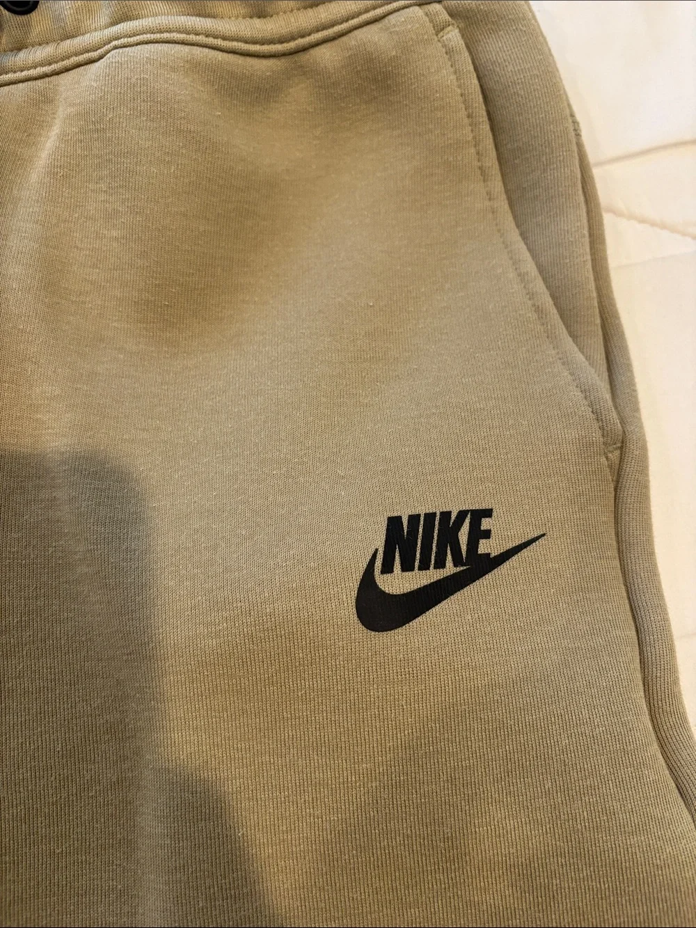 Nike Tech kids Athletic Shorts with Black Drawstring